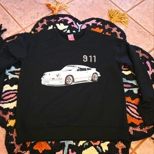 🔥🔥WANG YOUBING Black Graphic Men's 911 Sweater🔥🔥🔥